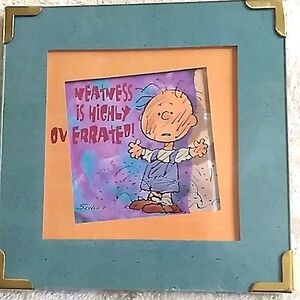 Pig Pen framed portrait